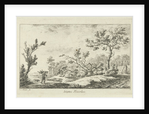 Wood gatherer by Carel Lodewijk Hansen