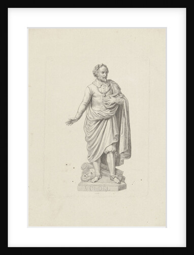 Statue of Joost van den Vondel by Louis Royer