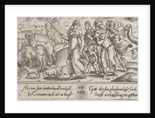 Abraham goes to Canaan by Cornelis Bos