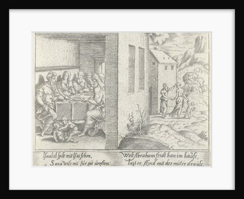 Abraham expels Hagar and Ishmael by Cornelis Bos
