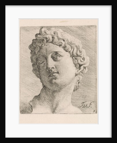 Portrait Bust of a man left by Augustinus Terwesten I