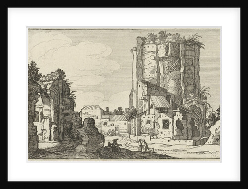 Two ruins by Claes Jansz. Visscher II