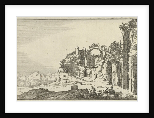 Baths of Diocletian by Claes Jansz. Visscher II