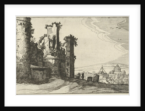 View of Rome from Monte Pincio by Claes Jansz. Visscher II