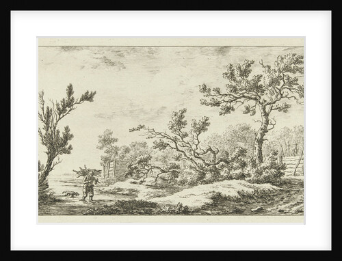 Wood gatherer by Carel Lodewijk Hansen