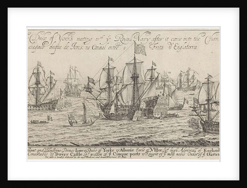 The ships of the Duke of York to meet the ships of the Royal Navy, by Dirk Stoop
