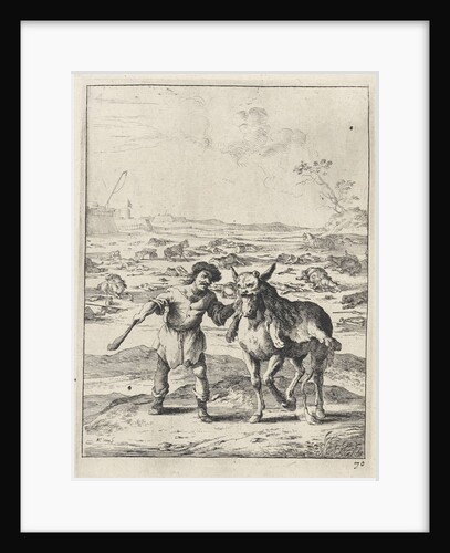 Fable of the donkey with the lion skin by John Ogilby