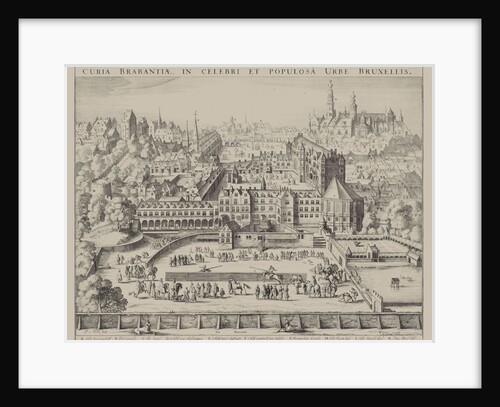 Court of Brussels by Claes Jansz. Visscher II