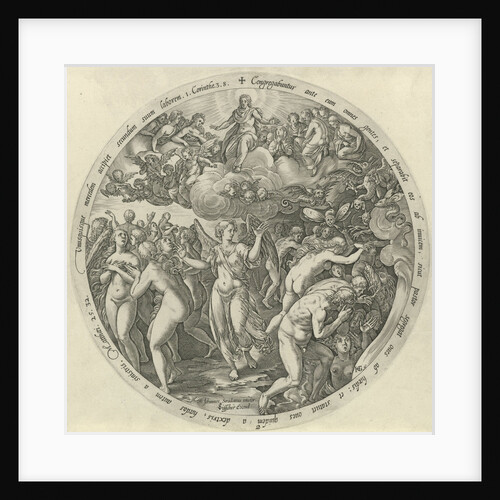 The blessed are separated from the cursed by Claes Jansz. Visscher II