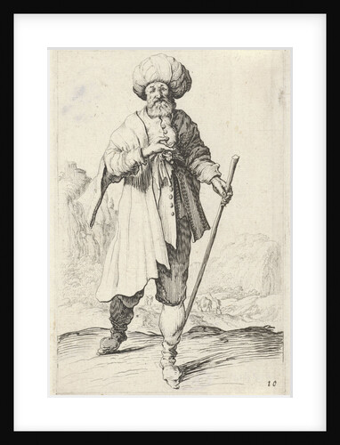 Man with walking stick by Clement de Jonghe
