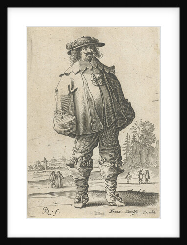 Man in fashionable clothing by Frans Carelse