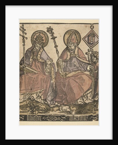 The Saints Silvester and Martinus by Jacob Cornelisz van Oostsanen