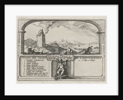 Lighthouse of Zandvoort by Claes Jansz. Visscher II