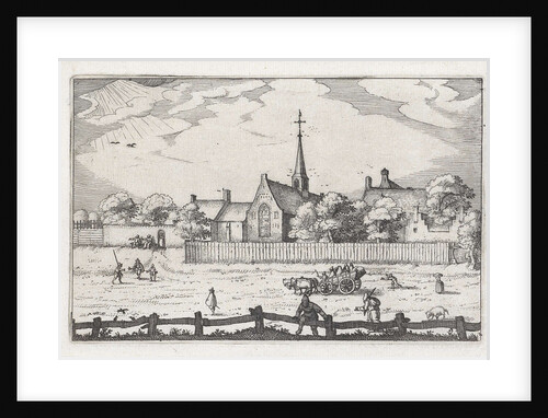 leper house in Haarlem by Claes Jansz. Visscher II