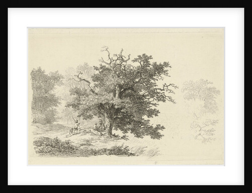 Company under an oak by Remigius Adrianus Haanen