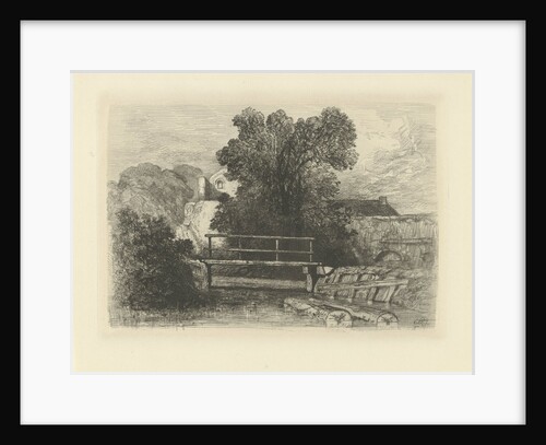 Wooden bridge by Charles Rochussen