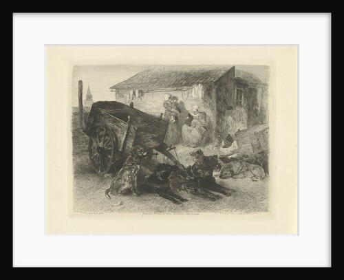 The dog cart, Charles Rochussen by Frans Buffa en Zonen