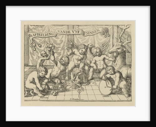 Figure Vande vyf sinnen by Anonymous