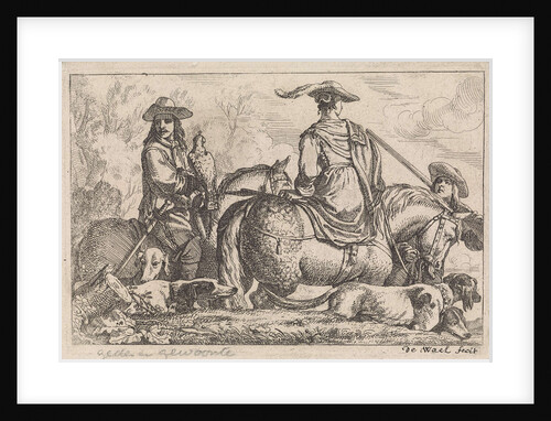 Falconry by Jan Baptist de Wael