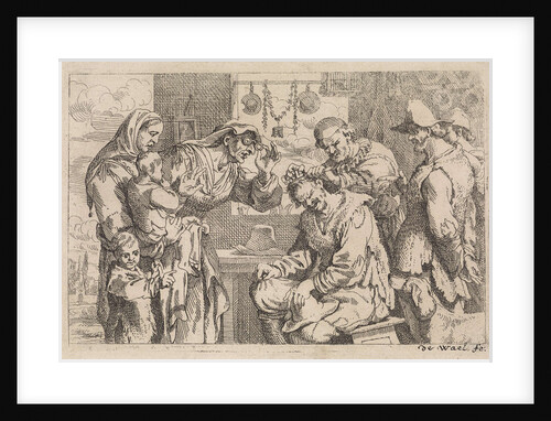 The village surgeon by Jan Baptist de Wael