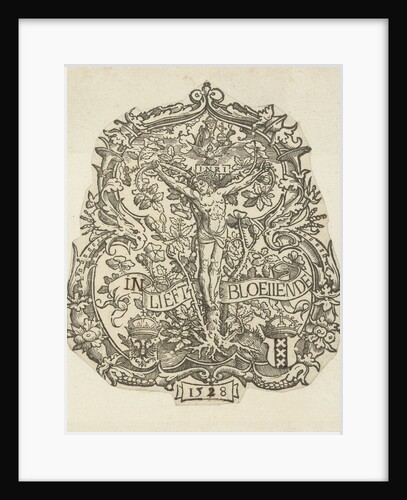 The arms of the Amsterdam Chamber of Rhetoric The Eglantine by Jacob Cornelisz van Oostsanen