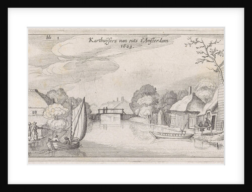 The location of the Carthusian Monastery in Amsterdam by Jan van de Velde II