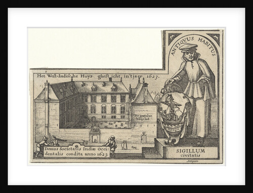 West India House in Amsterdam by Claes Jansz. Visscher II