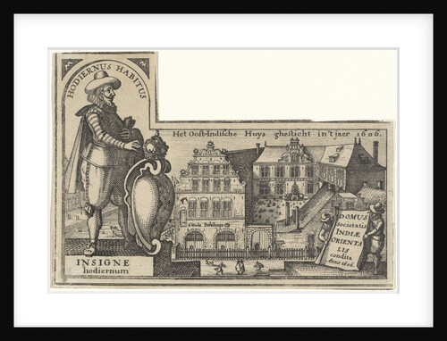 East India House in Amsterdam by Claes Jansz. Visscher II