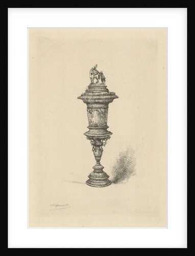 Gold cup of the Haarlem Guild of Saint Martin by Johan Conrad Greive