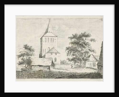 Church tower by baron Reinierus Albertus Ludovicus van Isendoorn à Blois