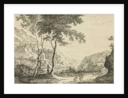 Mountain landscape by F. Bosch