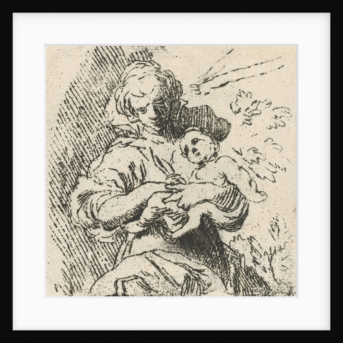 Woman with child in arms by Caspar Jacobsz. Philips