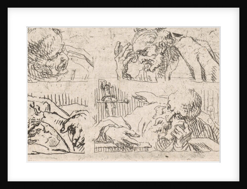 Six studies of heads of apostles by Cornelis Schut I