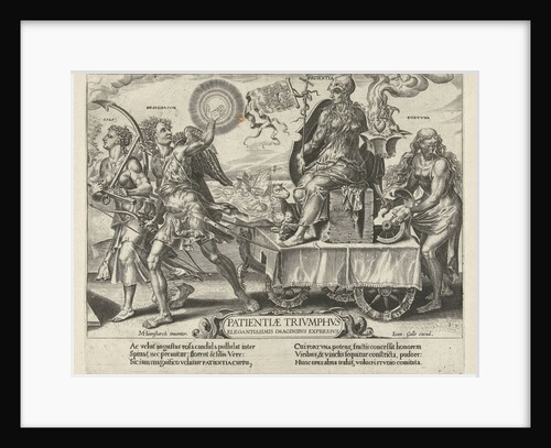 Triumph of patience (Patientia) by Joannes Galle