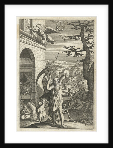 Emblem with father Time to symbolize the passing of time by Hendrik Aertssens