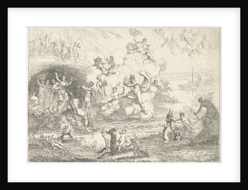 Mercury gives Bacchus to the nymphs by Gerard Melder