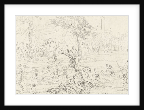 Bathing Nymphs and Bacchantes by Gerard Melder