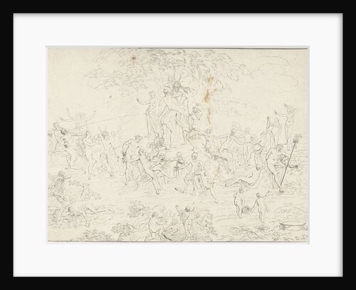 Satyr Picture with garlands adorn by Gerard Melder