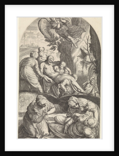 Entombment of Christ by I. Ottens