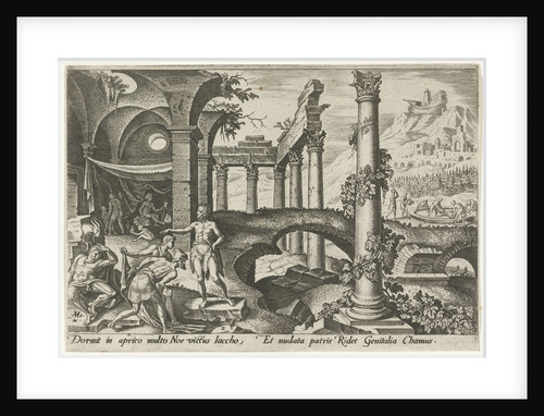 The Drunkenness of Noah by Philips Galle