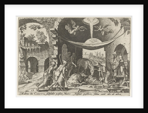 Adoration of the Shepherds by Philips Galle