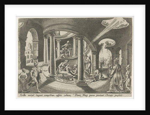 Adoration of the Magi by Philips Galle