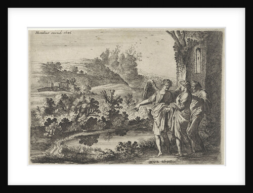 Tobias, Tobit and the Angel by Hendrick Hondius I
