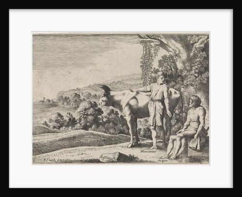 Mercury in conversation with Argus by Claes Jansz. Visscher II