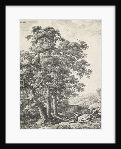 Venus and Adonis by Anthonie Waterloo