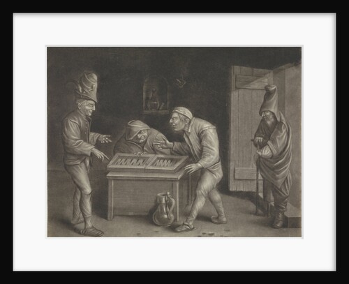 Backgammon players by Jan van der Bruggen