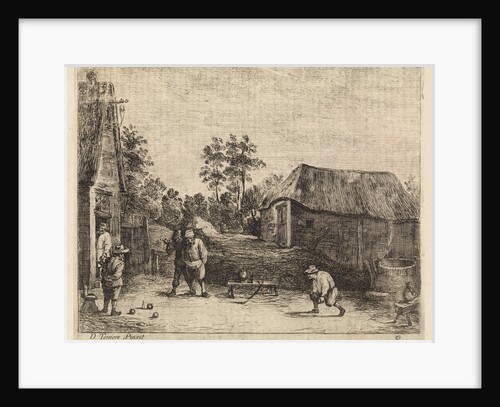 Farmers play bocce by Philippe Lambert Joseph Spruyt
