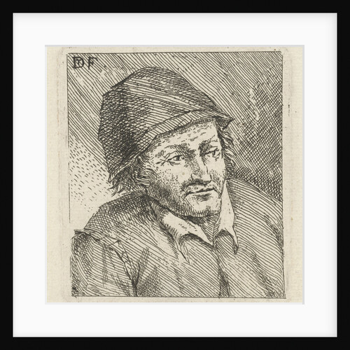 Bust of a man with a hat by Anonymous