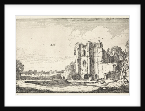 Ruin of castle Brederode by Jan van de Velde II