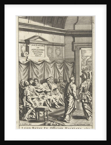 Title page for Alexander ab Alexandro, Genialium dierum Part 1 1673 by Zacharias Webber II